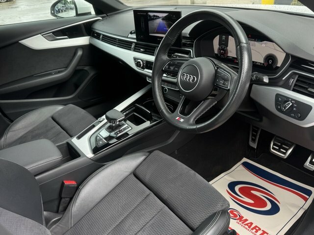 Audi A4 2.0 Tdi 35 S Line Saloon S Tronic Euro LS23DFG White #6