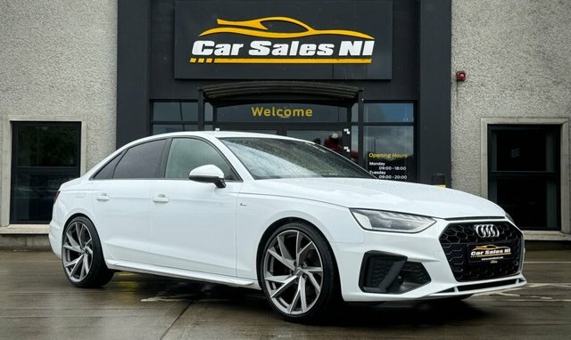 Audi A4 2.0 Tdi 35 S Line Saloon S Tronic Euro White