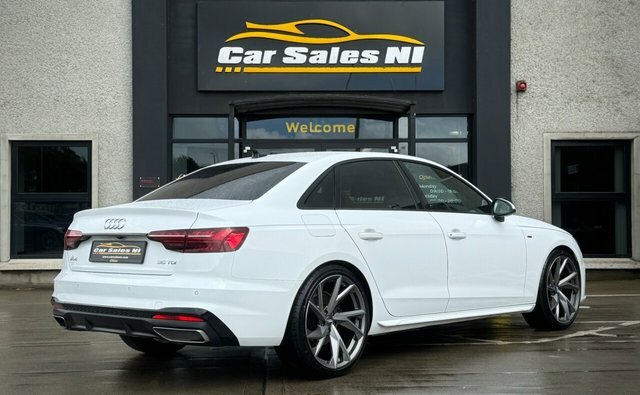 Audi A4 2.0 Tdi 35 S Line Saloon S Tronic Euro LS23DFG White #2