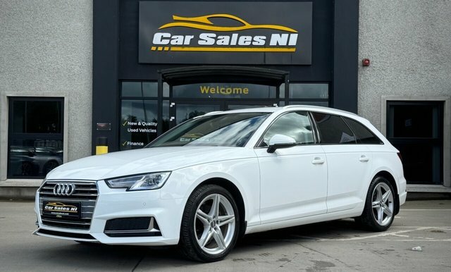 Audi A4 2.0 Tdi 35 Sport Estate S Tronic Euro 6 OGZ4087 White #2