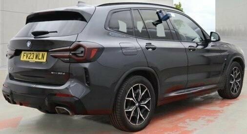 BMW X3 3.0 30D Mht M Sport Suv Hybrid Xdr FV23WLN Grey #5