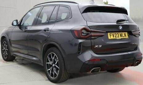BMW X3 3.0 30D Mht M Sport Suv Hybrid Xdr FV23WLN Grey #4