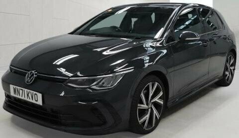 Volkswagen Golf 2.0 Tdi R-line Hatchback Dsg Euro 6 S WN71KVO Grey #2