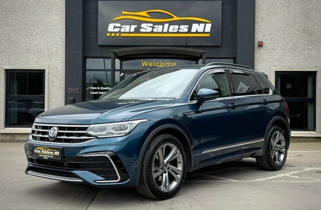 Volkswagen Tiguan 2.0 Tdi R-line Edition Suv Dsg Euro 6 DF72YVW Blue #2