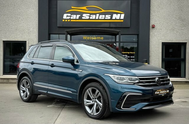 Volkswagen Tiguan 2.0 Tdi R-line Edition Suv Dsg Euro 6 DF72YVW Blue