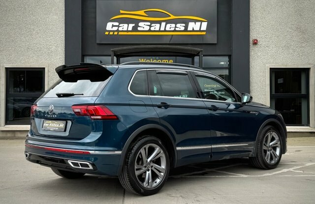 Volkswagen Tiguan 2.0 Tdi R-line Edition Suv Dsg Euro 6 DF72YVW Blue #3