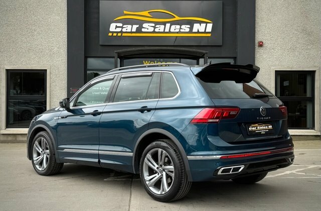 Volkswagen Tiguan 2.0 Tdi R-line Edition Suv Dsg Euro 6 DF72YVW Blue #4