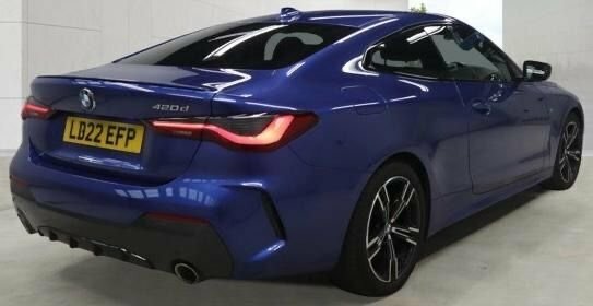 BMW 4 Series Gran Coupe 2.0 420D Mht M Sport Coupe Hybrid Blue #4
