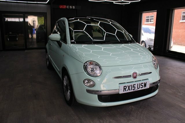 Fiat 500 1.2 Lounge Hatchback Dualogic Euro 6 S Green
