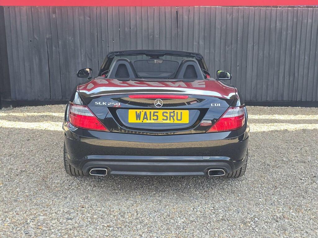 Mercedes-Benz SLK Convertible 2.1 Slk250 Cdi Amg Sport G-tronic Eur WA15SRU Black #5