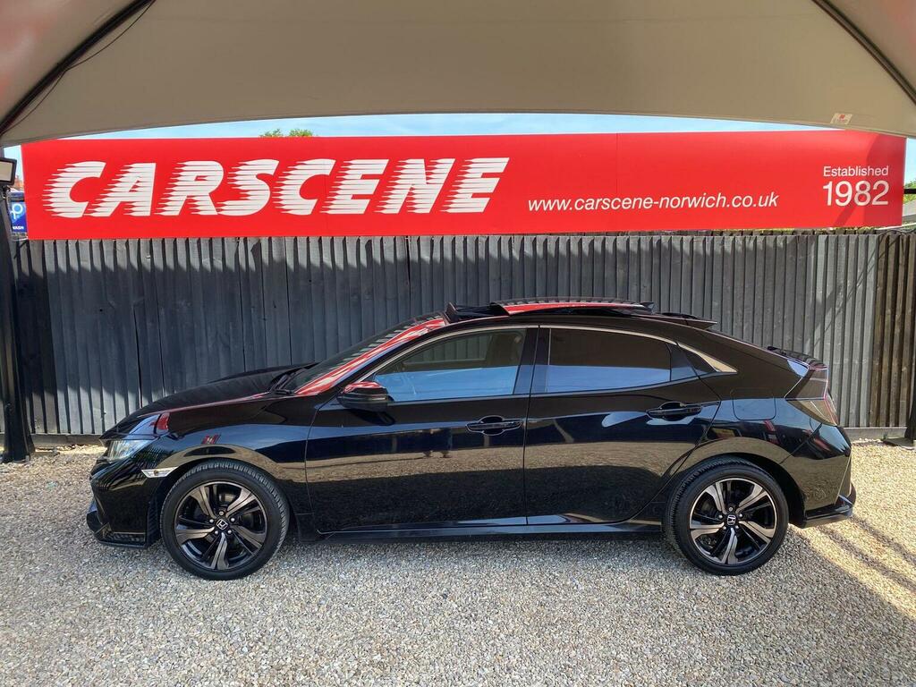 Honda Civic Hatchback 1.6 I-dtec Ex Euro 6 Ss 201919 LB19CVJ Black #3