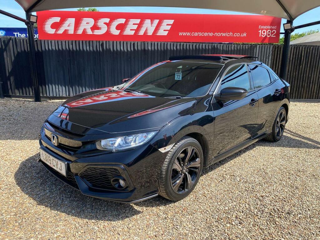 Honda Civic Hatchback 1.6 I-dtec Ex Euro 6 Ss 201919 LB19CVJ Black #2