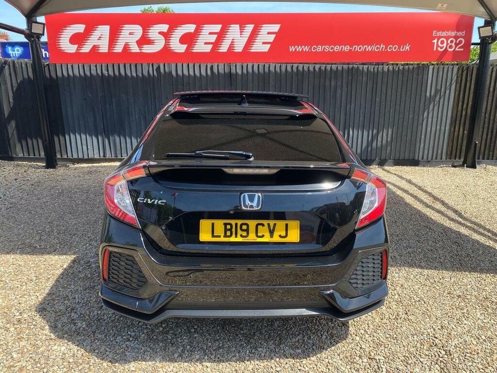 Honda Civic Hatchback 1.6 I-dtec Ex Euro 6 Ss 201919 LB19CVJ Black #6