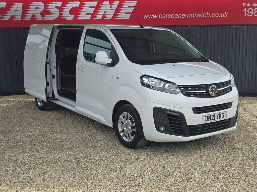 Vauxhall Vivaro Panel Van 1.5 Turbo D 2900 Sportive L2 H1 Euro 6 DN21YKG White #2