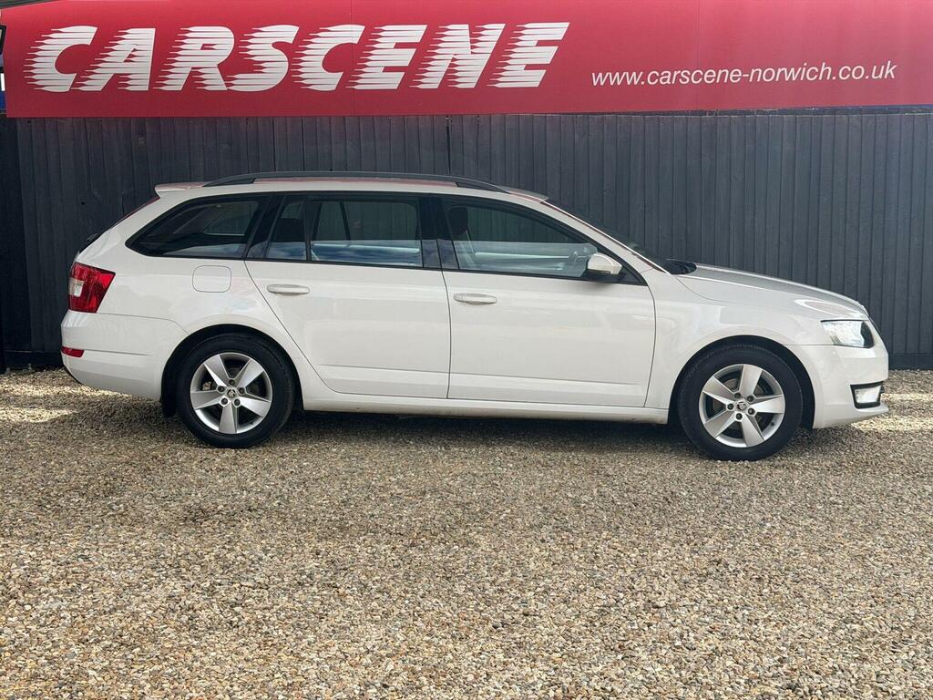 Skoda Octavia Estate 1.6 Tdi Se Euro 5 Ss 201414 White #4