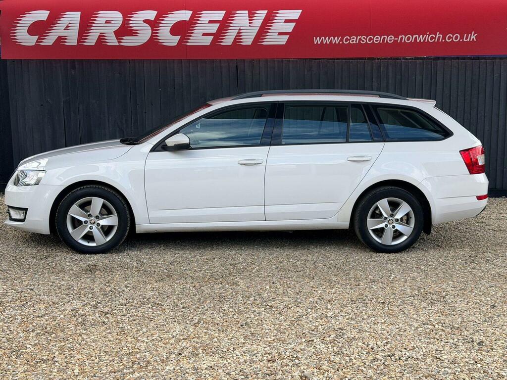 Skoda Octavia Estate 1.6 Tdi Se Euro 5 Ss 201414 White #3