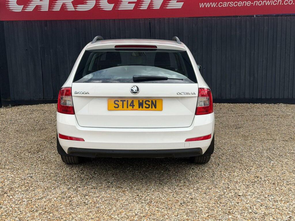 Skoda Octavia Estate 1.6 Tdi Se Euro 5 Ss 201414 White #6