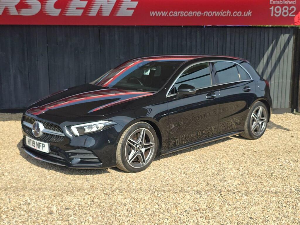 Mercedes-Benz A Class Hatchback 2.0 A250 Amg Line Premium 7G-dct Euro HT19NFP Black #3