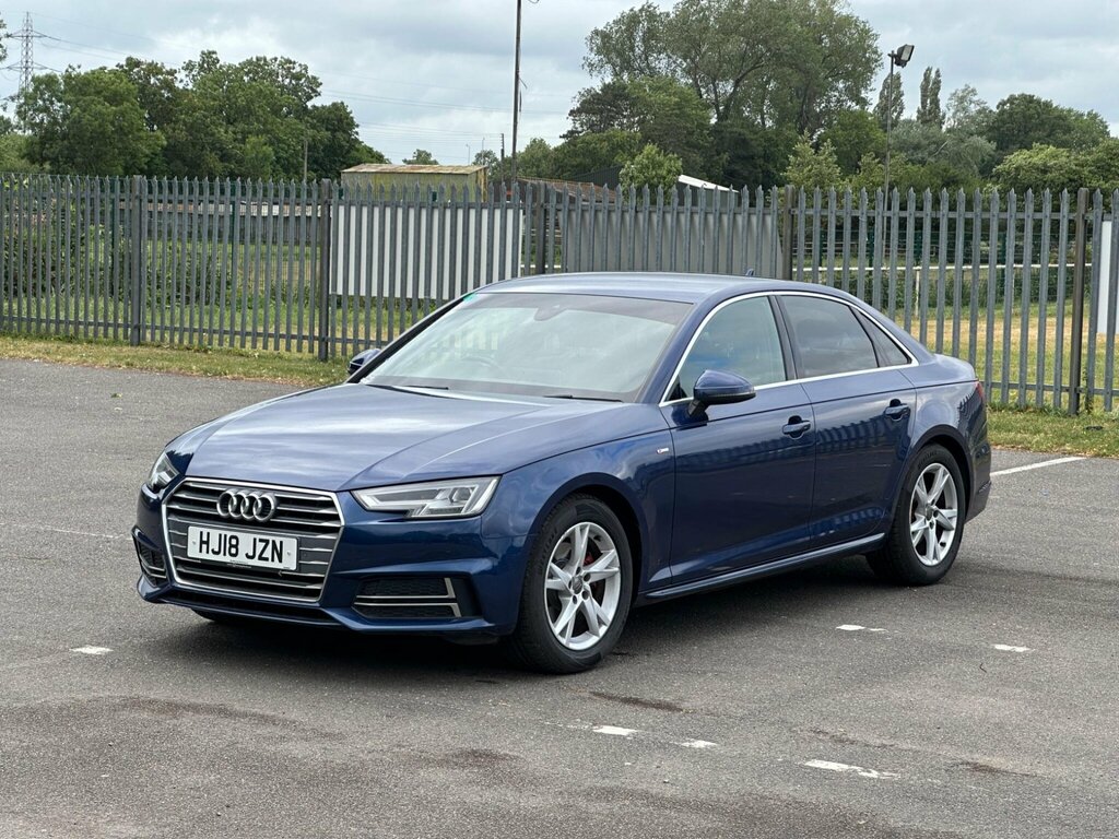 Audi A4 1.4 Tfsi S Line Euro 6 Ss HJ18JZN Blue #3