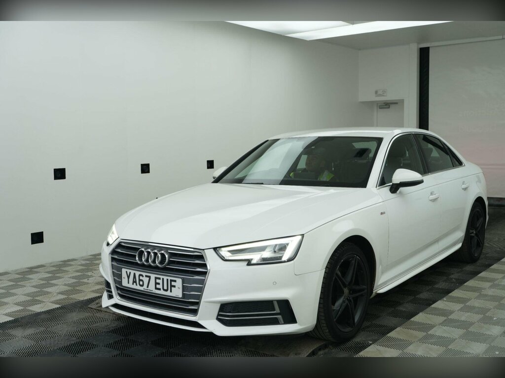 Audi A4 1.4 Tfsi S Line Euro 6 Ss YA67EUF White #5