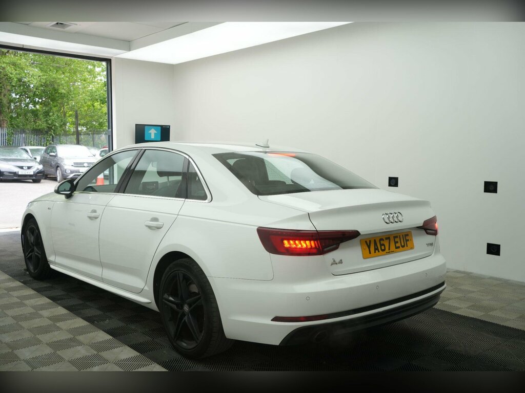Audi A4 1.4 Tfsi S Line Euro 6 Ss YA67EUF White #3
