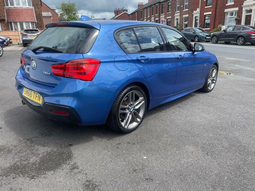 BMW 1 Series 1.5 116D M Sport Hatchback SM66TFN Blue #5