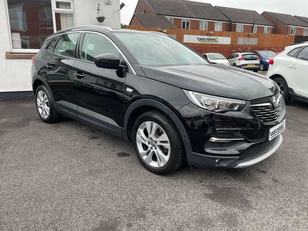 Vauxhall Grandland X 1.2 Turbo Gpf Sport Nav Suv DP19NWB Black #3
