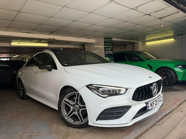 Mercedes-Benz CLA Class 1.3 Cla180 Amg Line Premium Plus 2 Coupe 7G-dct White