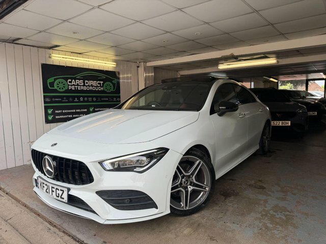 Mercedes-Benz CLA Class 1.3 Cla180 Amg Line Premium Plus 2 Coupe 7G-dct KF21FGZ White #2