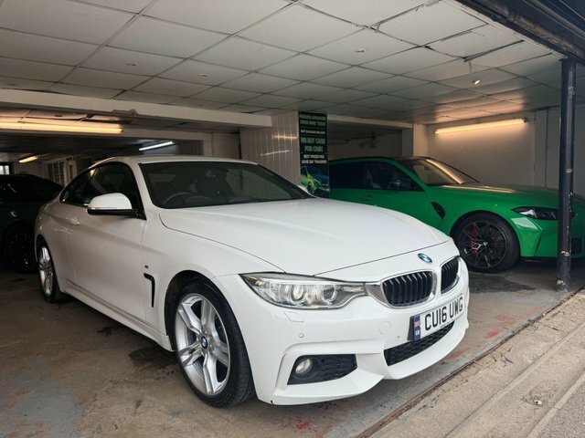 BMW 4 Series 2.0 420D M Sport Euro 6 S S White #3