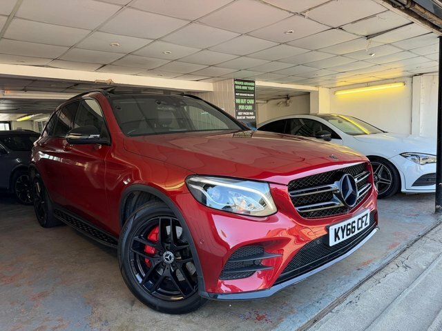 Mercedes-Benz GLC Class 2.1 Glc220d Amg Line Premium G-tronic 4Matic Eur KY66CFZ Red