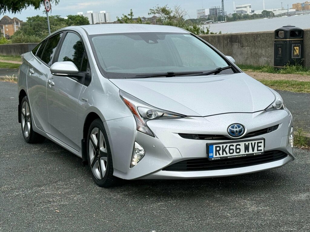 Toyota Prius 1.8 Vvt-h Excel Cvt Euro 6 Ss 15In Alloy Silver #5