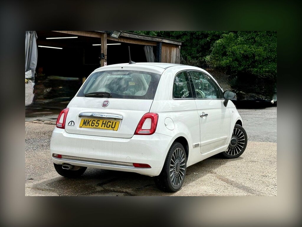 Fiat 500 1.2 Lounge Euro 6 Ss White #6