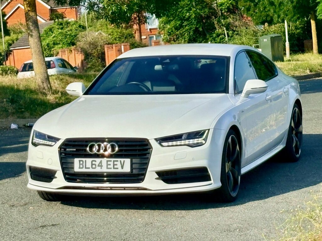 Audi A7 3.0 Tdi V6 Black Edition Sportback S Tronic Quattr White #3