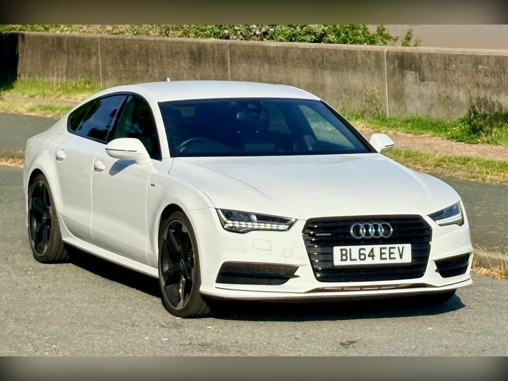 Audi A7 3.0 Tdi V6 Black Edition Sportback S Tronic Quattr White
