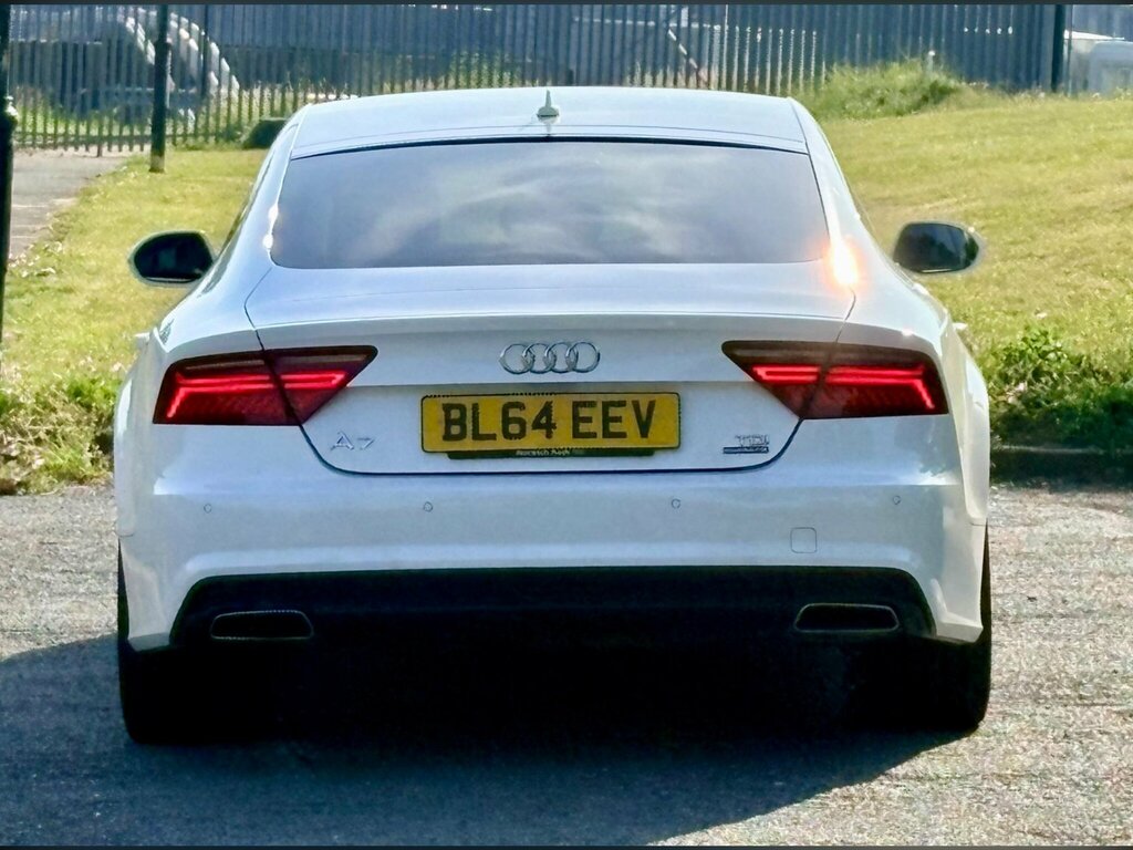 Audi A7 3.0 Tdi V6 Black Edition Sportback S Tronic Quattr White #6