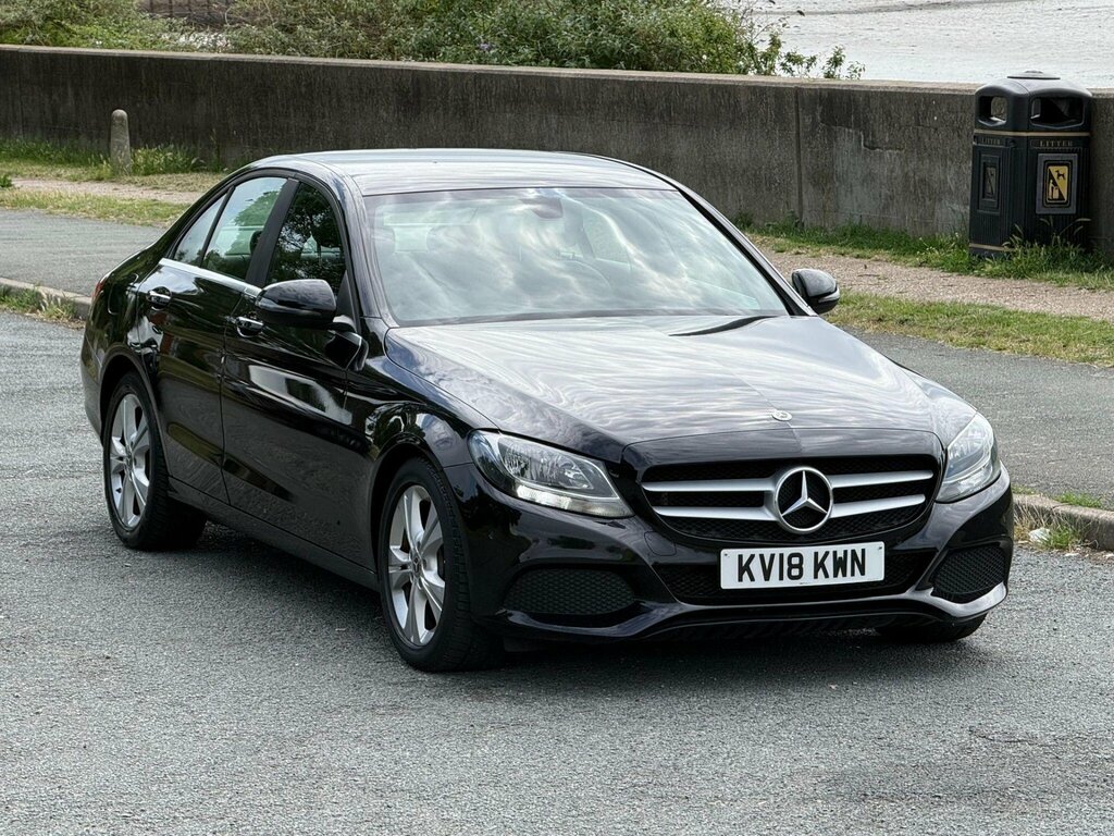 Mercedes-Benz C Class 2.1 C220d Se Executive Edition G-tronic Euro 6 S KV18KWN Black #6