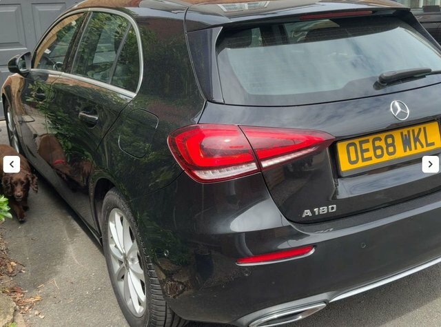 Mercedes-Benz A Class A180 Sport Executive Hatchback OE68WKL Black #2