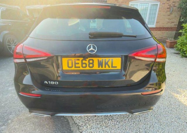 Mercedes-Benz A Class A180 Sport Executive Hatchback OE68WKL Black #5
