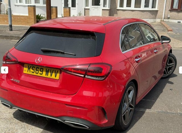 Mercedes-Benz A Class A200 Amg Line Premium KS69WVV Red #4