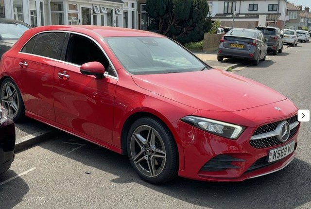 Mercedes-Benz A Class A200 Amg Line Premium Red