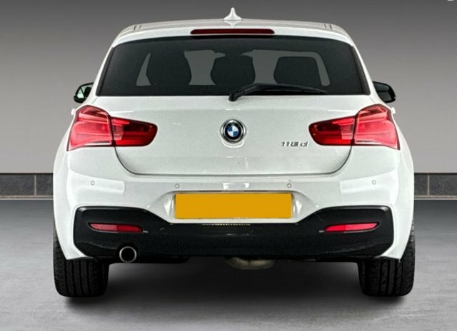 BMW 1 Series 118D M Sport Hatchback White #3