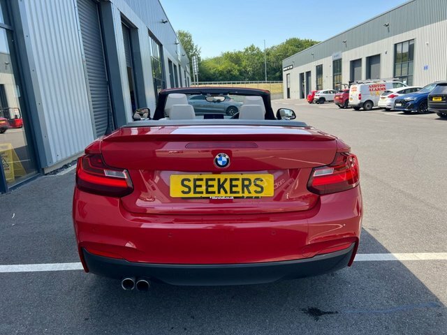 BMW 2 Series 220I M Sport Convertible Red #5