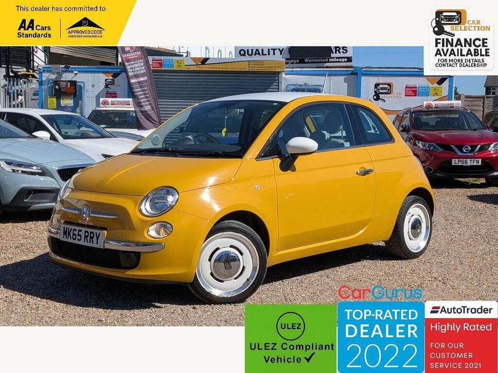 Fiat 500 Petrol Yellow