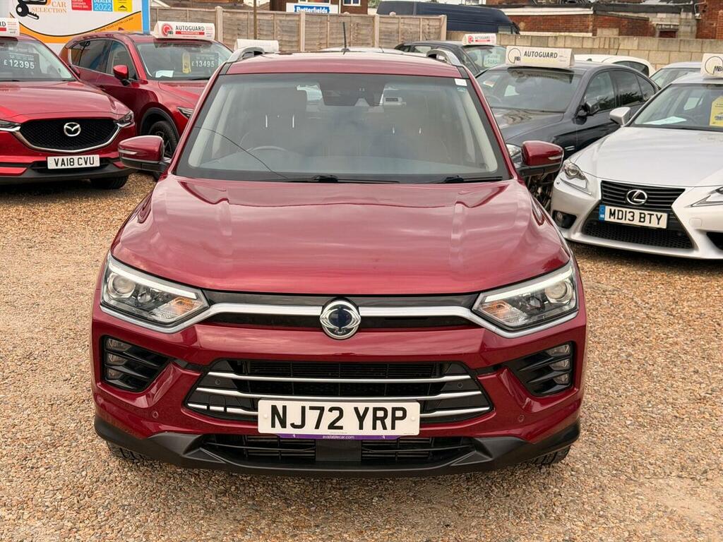 SsangYong Korando Petrol Red #4