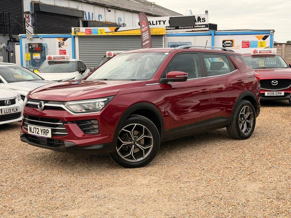 SsangYong Korando Petrol Red