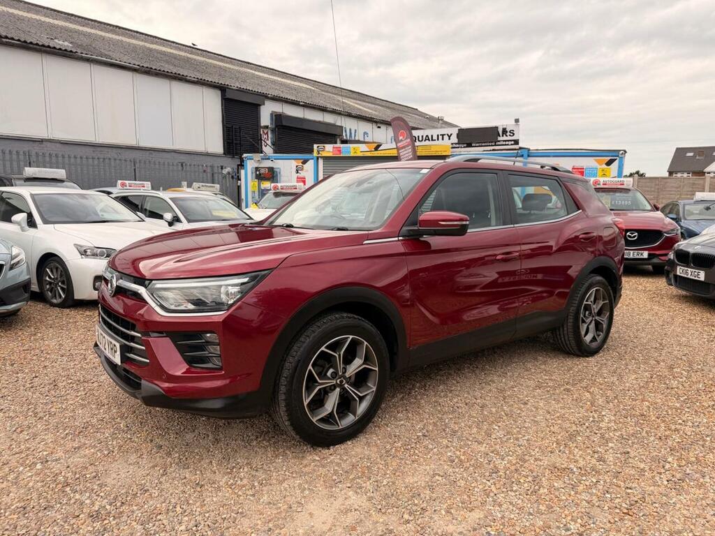 SsangYong Korando Petrol Red #5