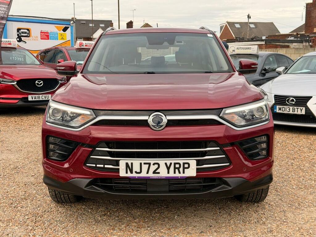 SsangYong Korando Petrol Red #3