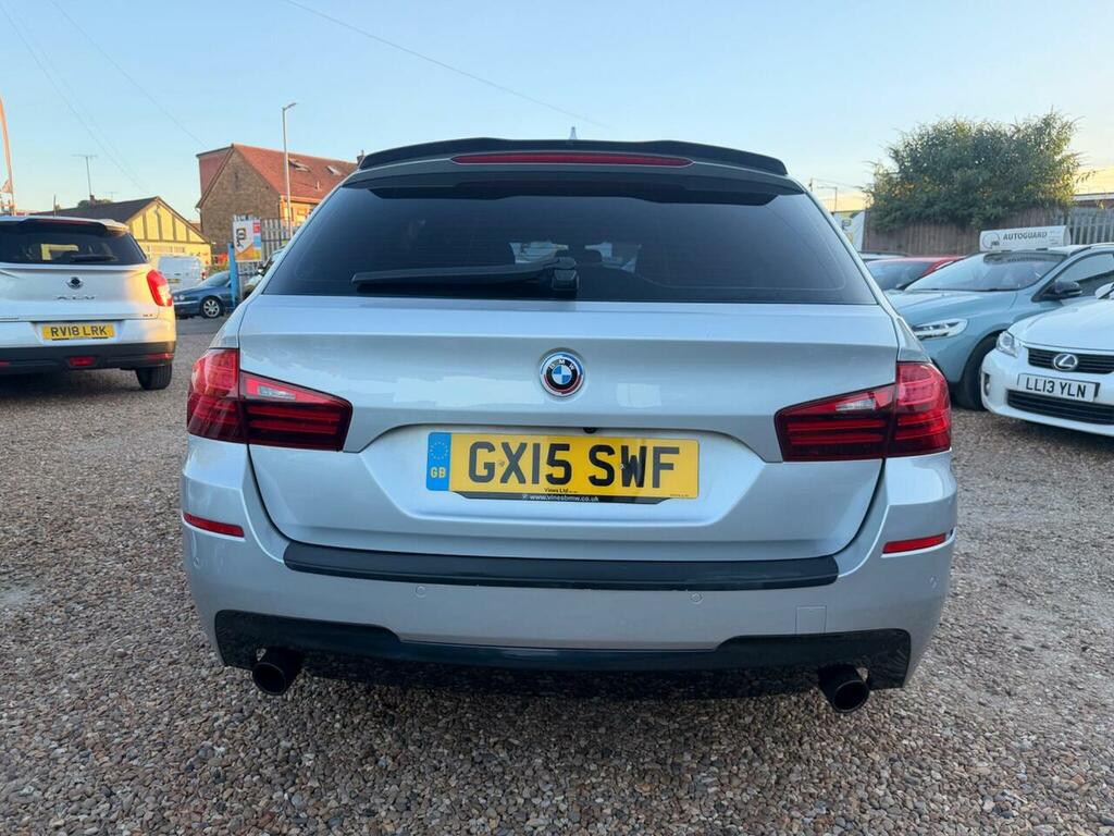 BMW 5 Series Petrol Silver #6
