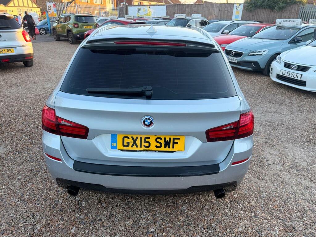 BMW 5 Series Petrol Silver #5